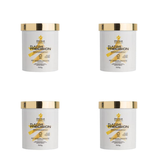 Kit 4 Pó Descolorante DYUSAR Platine Precision White 500g