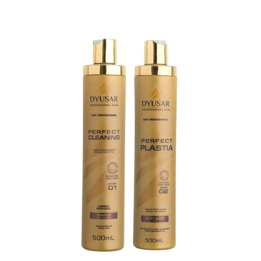 Kit Máscara Reecontrução  Perfect plastia 500 ml com Shampoo