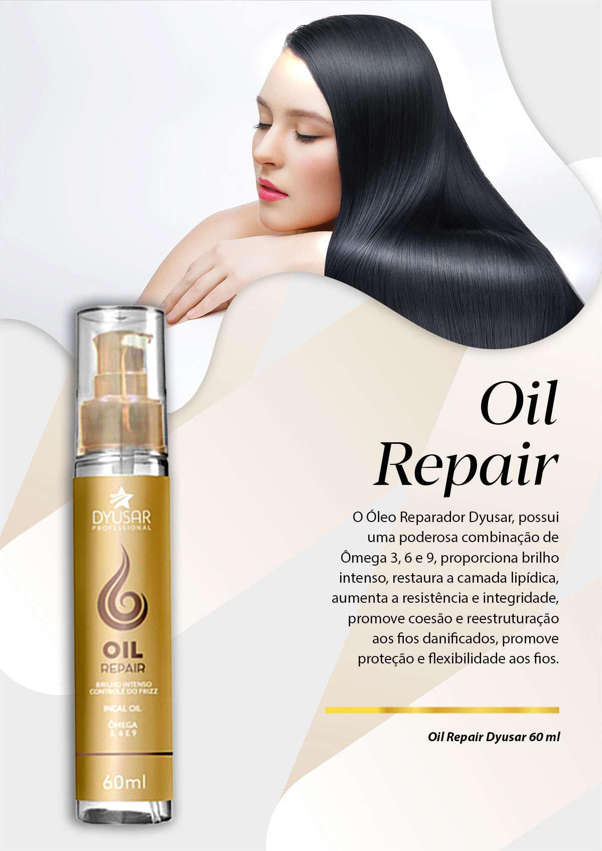 Kit Nutrição Caviar Para Casa com Óleo Reparador Anti Frizz
