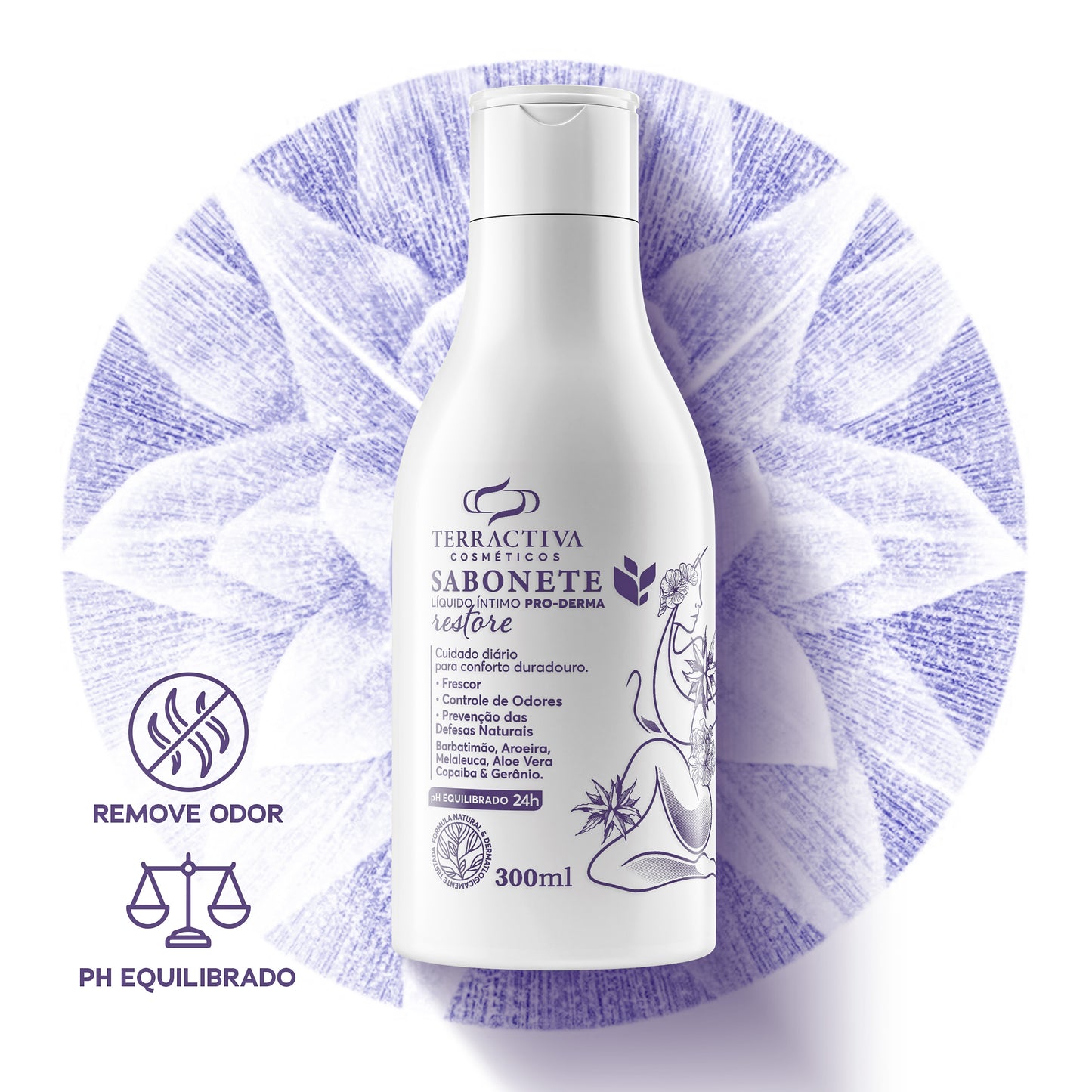 Kit 2 Sabonetes Líquidos Íntimos Pro-Derma Restaurador 300ml