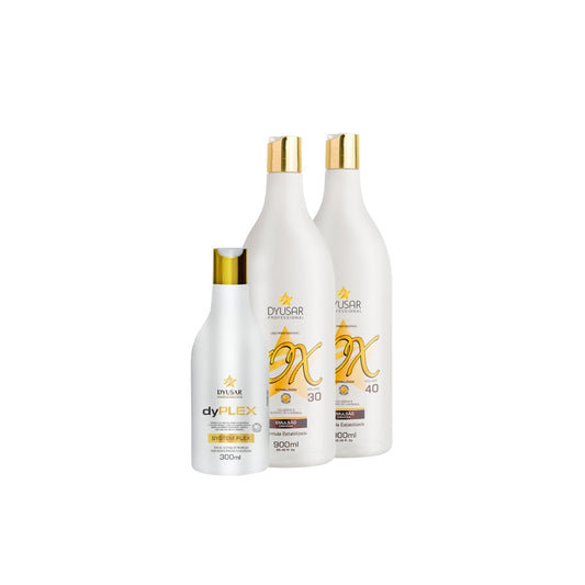 Kit Oxidante Estabilizada 2 Ox Água Oxigenada com Plex Creme