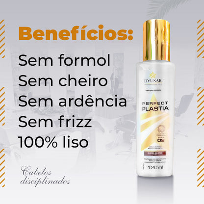 Kit DYUSAR Shampoo Hidratante, Óleo reparador, Alisante e pH