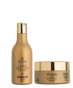 Shampoo e Máscara de Hidratação Ouro Dyusar Cosméticos 300ml