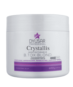 Máscara Redutora de Volume Cristal Blond Dyusar Cosméticos 500g