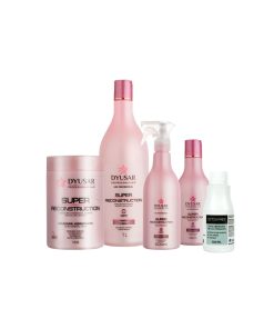 Reconstrução e Cauterização Com Queratina e Shampoo Detox