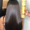 Liso perfeito com a escova progressiva perfect plastia e shampoo anti residuo perfect cleanning Dyusar
