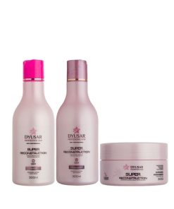 Kit Super Reconstrução Shampoo+ Condicionador+ Mascara 300g