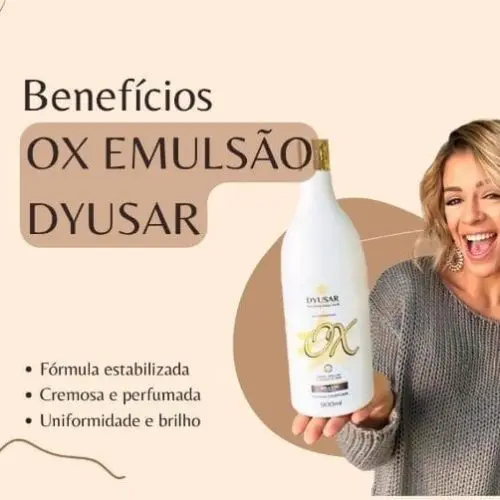 Oxidante Estabilizada 10 Volumes Dyusar Cosméticos 900ml