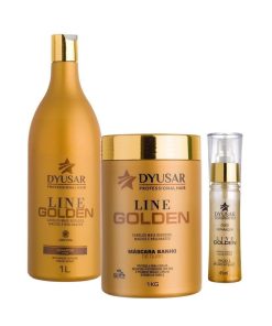 Hidratação Capilar Ouro Com Óleo Reparador AntiFrizz