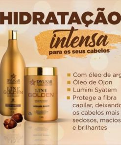 Shampoo de Hidratação Ouro Dyusar Cosméticos 1L
