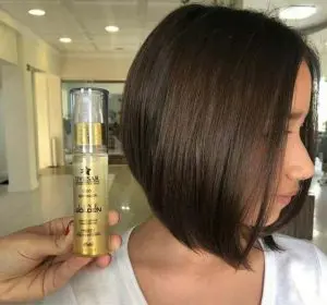 Chanel Liso e Perfeito Sem Frizz com o Óleo Reparador de Pontas Line Golden Dyusar