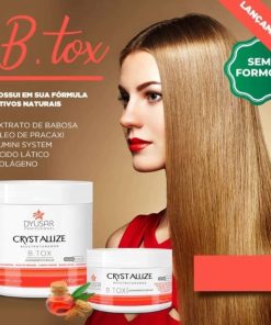 Máscara Redutora de Volume Cristal Dyusar Cosméticos b.tox