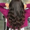 Coloração Dyusar Color Live Natural 6-0 Castanho Médio mulher de cabelos longos