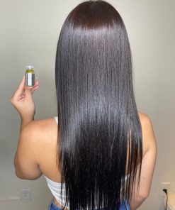 Cabelo com resultado de salão após o uso do Kit Ampolas para Cronograma Capilar DYUSAR Cosméticos