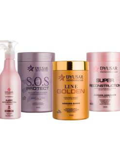 Tratamento Capilar 3 máscaras 1Kg + Queratina 500Ml DYUSAR