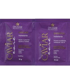 Kit Sachê Shampoo/Mascara Nutritivo Caviar Care 15g  DYUSAR