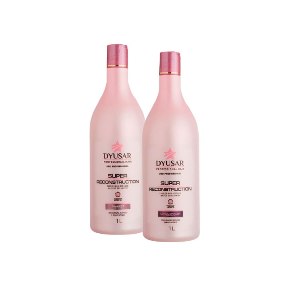 Kit Reconstrução Com Shampoo 1 Litro e Condicionador 1 Litro