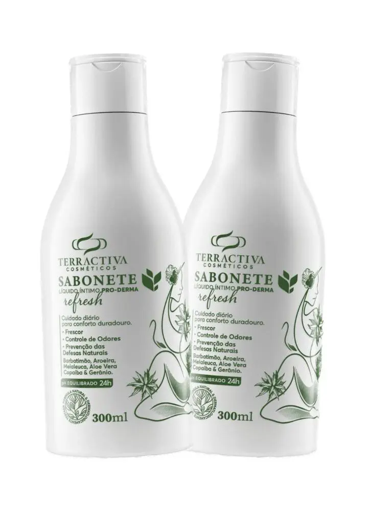 Kit 2 Sabonetes Líquidos Íntimos Pro-Derma Refrescante