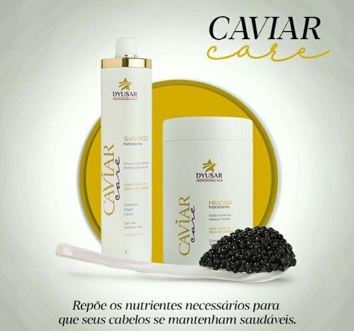 1 Frasco Máscara Capilar De Caviar, Rica Em Nutrientes E Perfeita