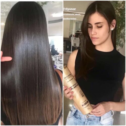 Liso, Macio e Sem Frizz com a escova progressiva orgânica Dyusar