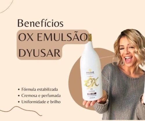 Oxidante Estabilizada 10 Volumes Dyusar Cosméticos 900ml