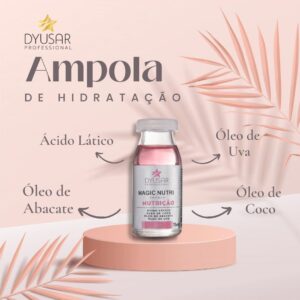 Benefícios da ampola de hidratação do kit de cronograma capilar