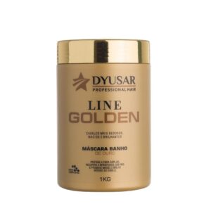 Máscara Banho de Ouro Line Golden da Dyusar Professional Hair