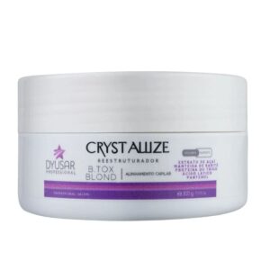 Máscara Redutora de Volume Cristal Blond Dyusar Cosméticos 300g