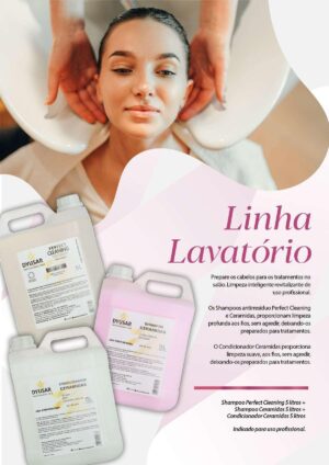 Condicionador Cerâmidas Dyusar Cosméticos 5L linha lavatório