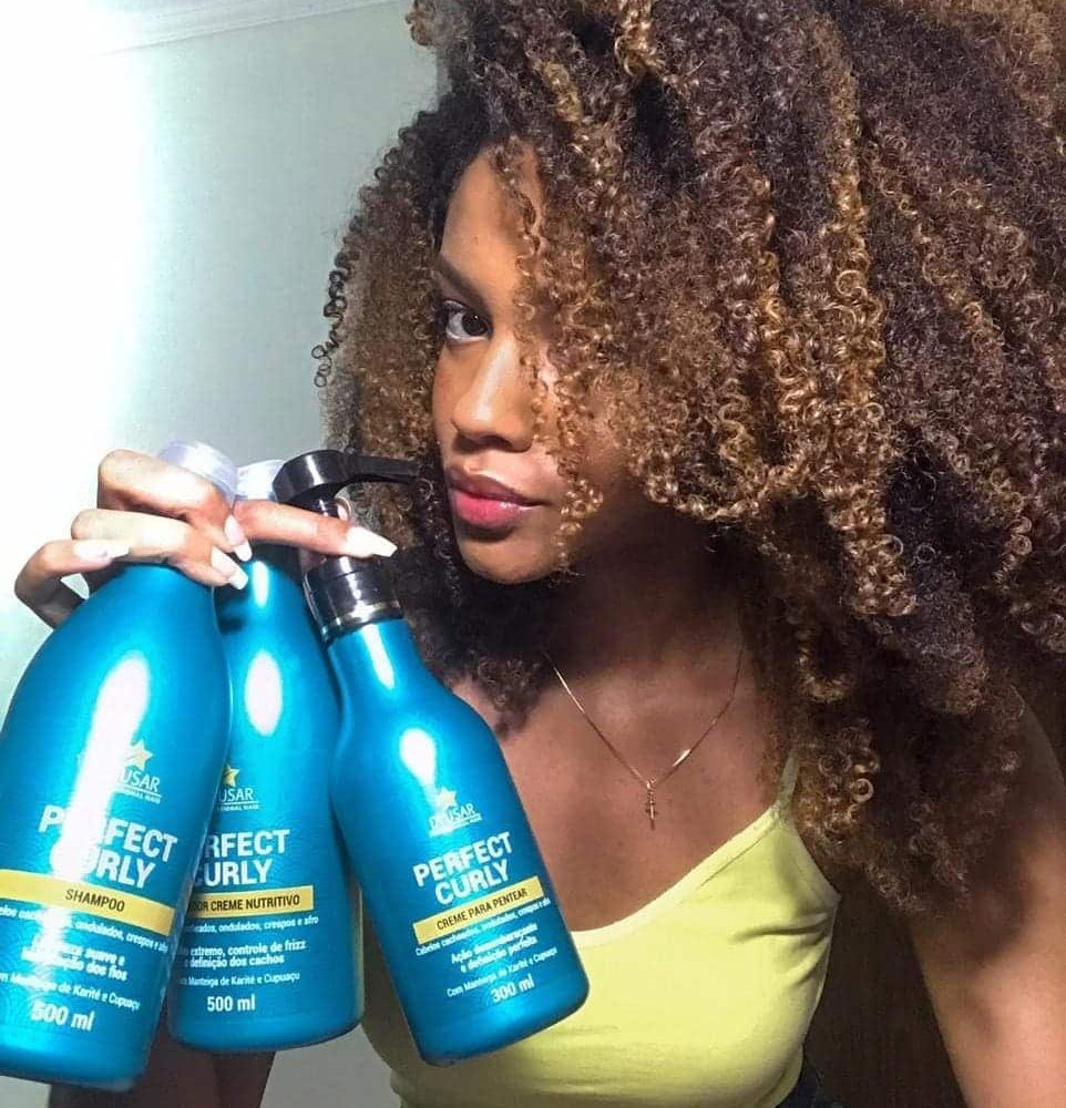 Shampoo Nutritivo Para Cachos Dyusar Cosméticos 500ml cabelos lindos