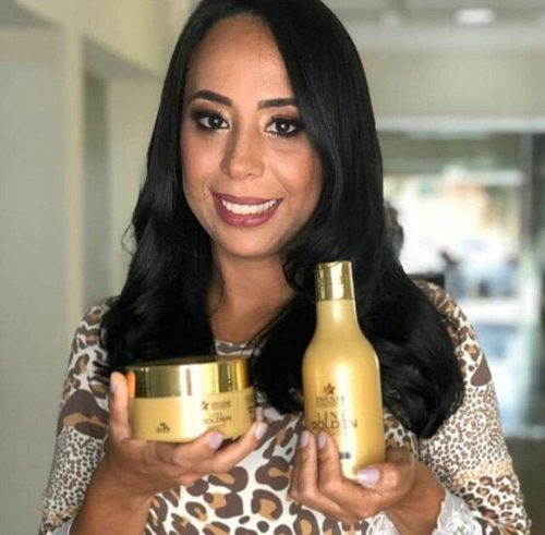 Condicionador de Hidratação Ouro Dyusar Cosméticos 300ml cabelo longo preto
