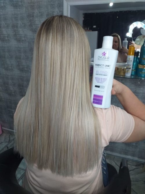 Cabelos Grisalhos com o produto
